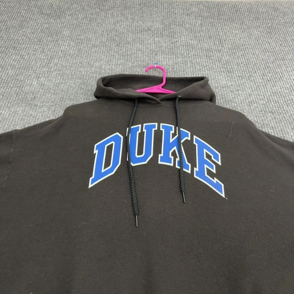 Duke The Cotton Exchange Hoodie Mens XL Black Cotton Polyester Hooded Gorpcore